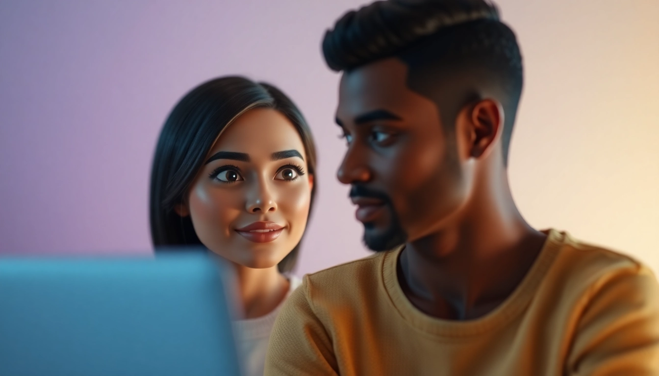 Engage in intimate ai sex chat with realistic avatars in a vibrant virtual setting.